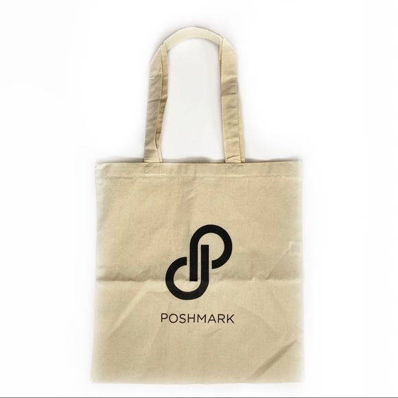 Poshmark Bags New Poshmark Logo Cotton Reusable Shop Tote Bag
